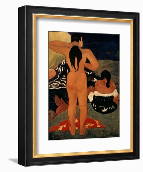 Gauguin: Bathers, 19Th C-Paul Gauguin-Framed Giclee Print