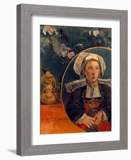 Gauguin: Belle Angele, 1889-Paul Gauguin-Framed Giclee Print