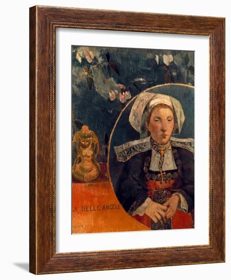 Gauguin: Belle Angele, 1889-Paul Gauguin-Framed Giclee Print