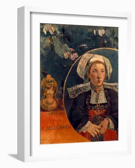 Gauguin: Belle Angele, 1889-Paul Gauguin-Framed Giclee Print