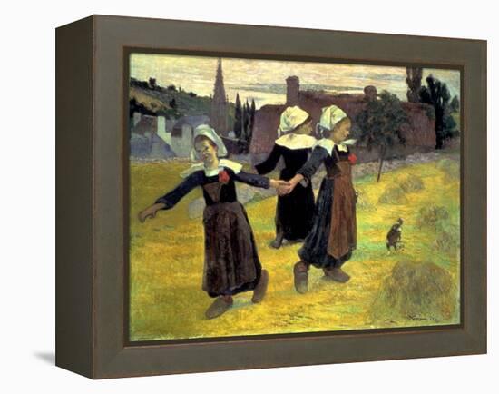 Gauguin: Breton Girls, 1888-Paul Gauguin-Framed Premier Image Canvas