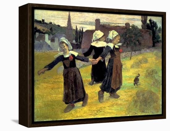 Gauguin: Breton Girls, 1888-Paul Gauguin-Framed Premier Image Canvas