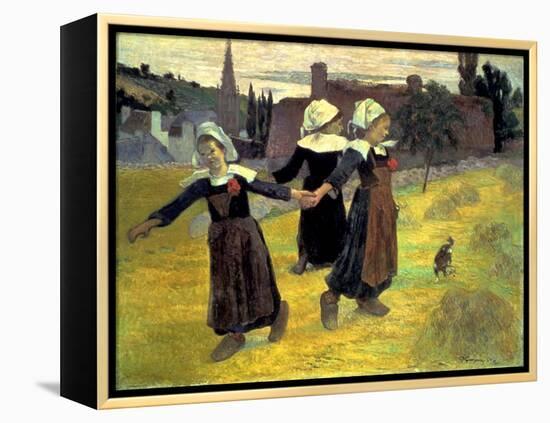 Gauguin: Breton Girls, 1888-Paul Gauguin-Framed Premier Image Canvas