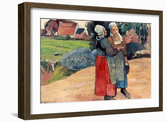 Gauguin: Breton Women, 1894-Paul Gauguin-Framed Giclee Print