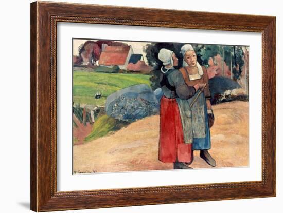 Gauguin: Breton Women, 1894-Paul Gauguin-Framed Giclee Print