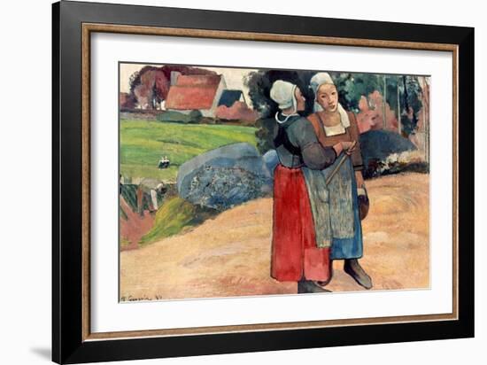 Gauguin: Breton Women, 1894-Paul Gauguin-Framed Giclee Print