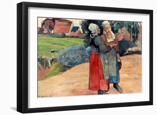 Gauguin: Breton Women, 1894-Paul Gauguin-Framed Giclee Print