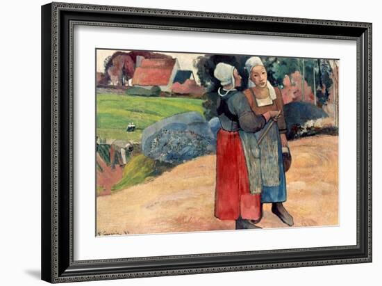 Gauguin: Breton Women, 1894-Paul Gauguin-Framed Giclee Print