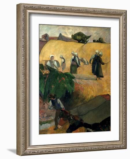 Gauguin: Breton Women-Paul Gauguin-Framed Giclee Print