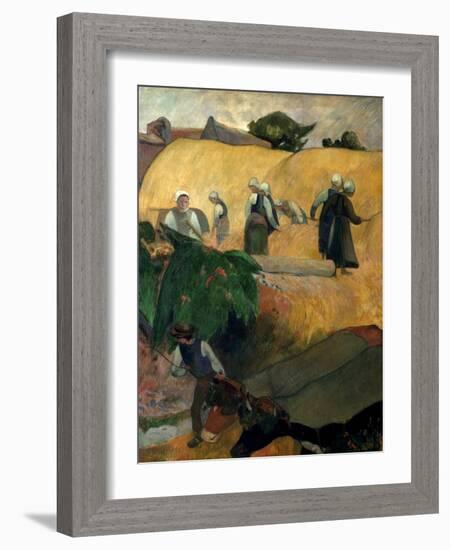 Gauguin: Breton Women-Paul Gauguin-Framed Giclee Print