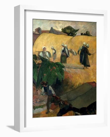 Gauguin: Breton Women-Paul Gauguin-Framed Giclee Print