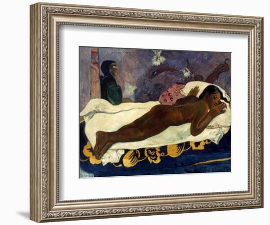 Gauguin: Manao Tupapau-Paul Gauguin-Framed Giclee Print