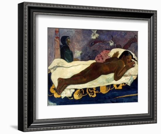 Gauguin: Manao Tupapau-Paul Gauguin-Framed Giclee Print