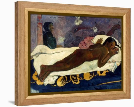 Gauguin: Manao Tupapau-Paul Gauguin-Framed Premier Image Canvas