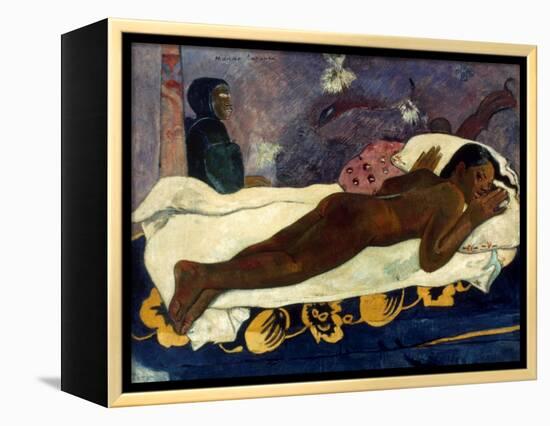 Gauguin: Manao Tupapau-Paul Gauguin-Framed Premier Image Canvas