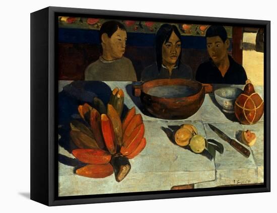 Gauguin: Meal, 1891-Paul Gauguin-Framed Premier Image Canvas
