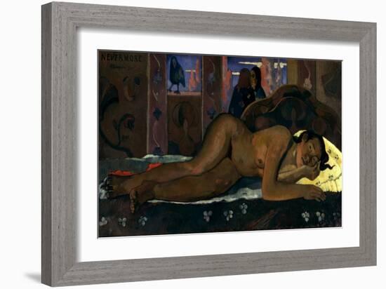 Gauguin: Nevermore, 1897-Paul Gauguin-Framed Giclee Print