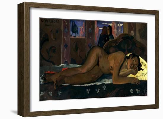 Gauguin: Nevermore, 1897-Paul Gauguin-Framed Giclee Print