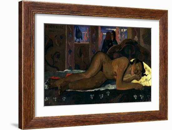 Gauguin: Nevermore, 1897-Paul Gauguin-Framed Giclee Print