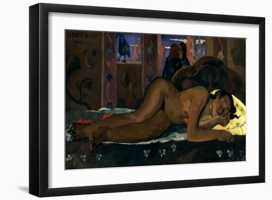 Gauguin: Nevermore, 1897-Paul Gauguin-Framed Giclee Print