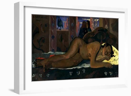 Gauguin: Nevermore, 1897-Paul Gauguin-Framed Giclee Print