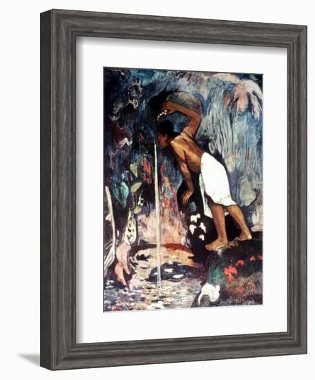 Gauguin: Pape Moe, 1892-Paul Gauguin-Framed Giclee Print