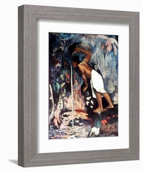 Gauguin: Pape Moe, 1892-Paul Gauguin-Framed Giclee Print