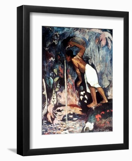 Gauguin: Pape Moe, 1892-Paul Gauguin-Framed Giclee Print