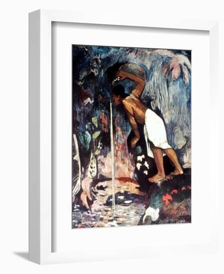 Gauguin: Pape Moe, 1892-Paul Gauguin-Framed Giclee Print