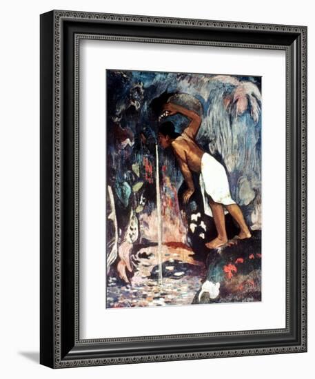 Gauguin: Pape Moe, 1892-Paul Gauguin-Framed Giclee Print