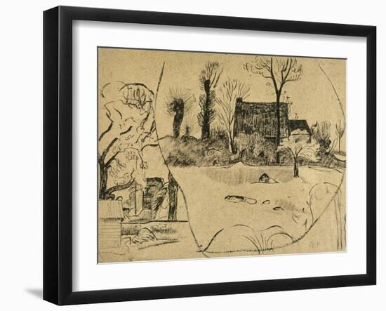 Gauguin: Pont-Aven, C1888-Paul Gauguin-Framed Giclee Print