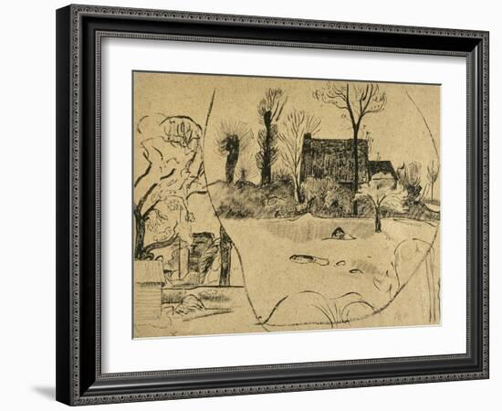 Gauguin: Pont-Aven, C1888-Paul Gauguin-Framed Giclee Print