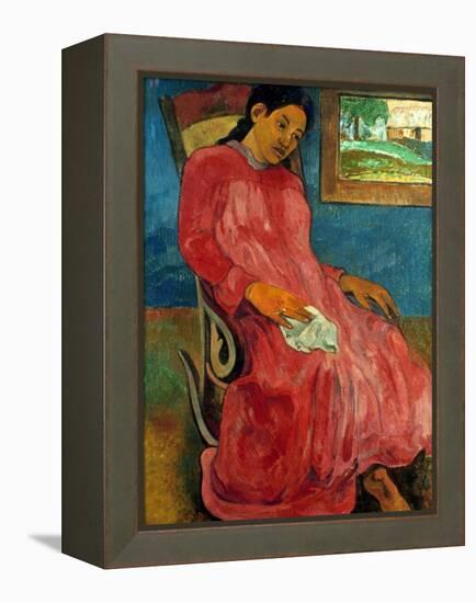 Gauguin: Reverie, 1891-Paul Gauguin-Framed Premier Image Canvas