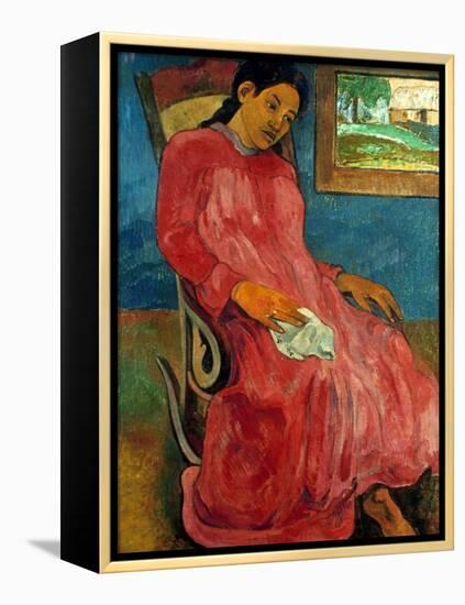 Gauguin: Reverie, 1891-Paul Gauguin-Framed Premier Image Canvas