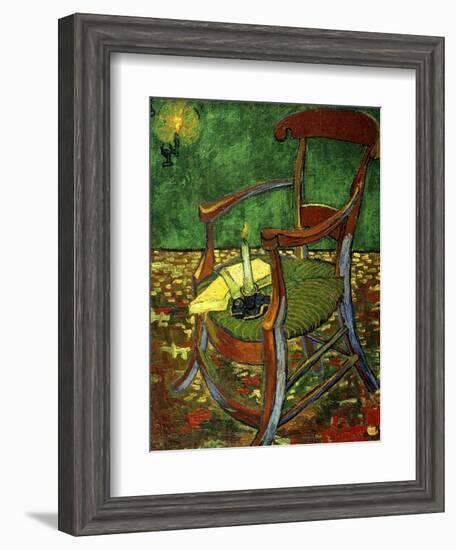 Gauguin's Chair (With Candle), 1888-Vincent van Gogh-Framed Giclee Print