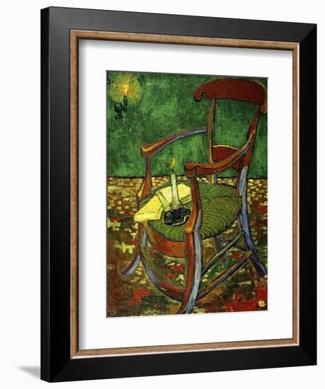 Gauguin's Chair (With Candle), 1888-Vincent van Gogh-Framed Giclee Print