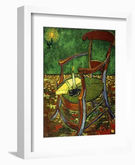 Gauguin's Chair (With Candle), 1888-Vincent van Gogh-Framed Giclee Print