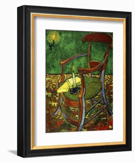 Gauguin's Chair (With Candle), 1888-Vincent van Gogh-Framed Giclee Print