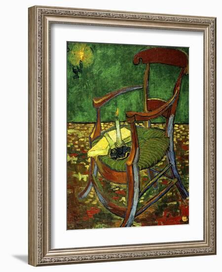 Gauguin's Chair (With Candle), 1888-Vincent van Gogh-Framed Giclee Print