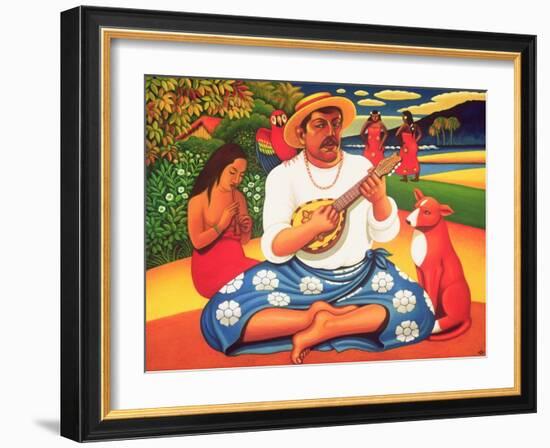 Gauguin's Fantasy Island, 2005-Frances Broomfield-Framed Giclee Print
