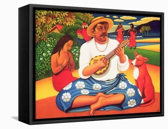 Gauguin's Fantasy Island, 2005-Frances Broomfield-Framed Premier Image Canvas