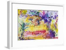 Gauguin's Garden, 2011-Peter Graham-Framed Giclee Print