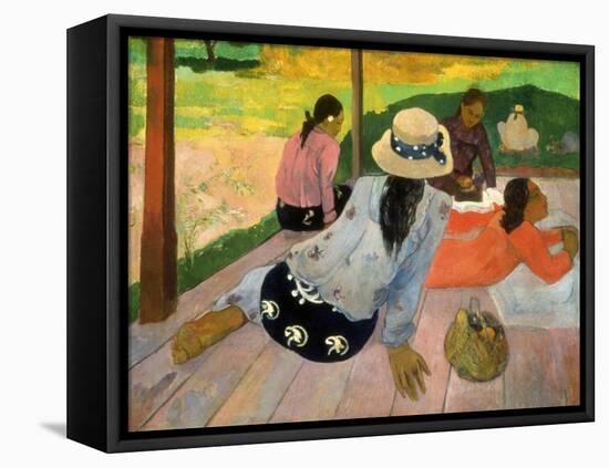 Gauguin: Siesta, 1891-Paul Gauguin-Framed Premier Image Canvas