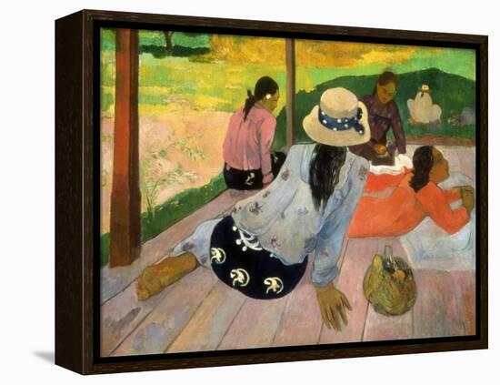 Gauguin: Siesta, 1891-Paul Gauguin-Framed Premier Image Canvas