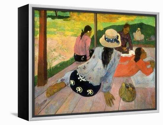 Gauguin: Siesta, 1891-Paul Gauguin-Framed Premier Image Canvas