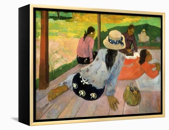 Gauguin: Siesta, 1891-Paul Gauguin-Framed Premier Image Canvas