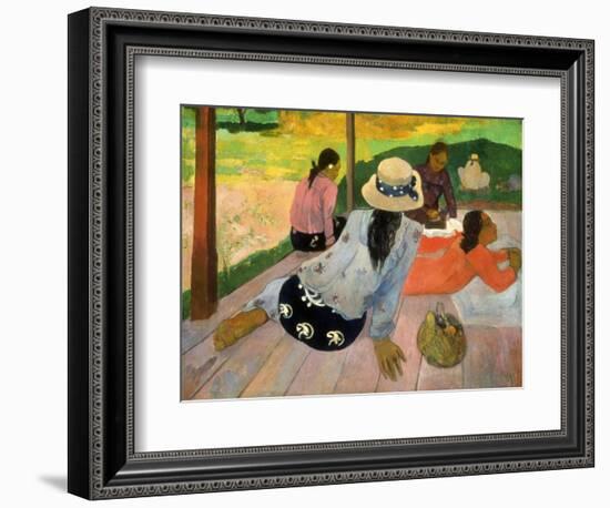 Gauguin: Siesta, 1891-Paul Gauguin-Framed Giclee Print