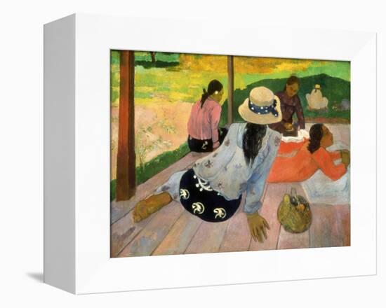 Gauguin: Siesta, 1891-Paul Gauguin-Framed Premier Image Canvas