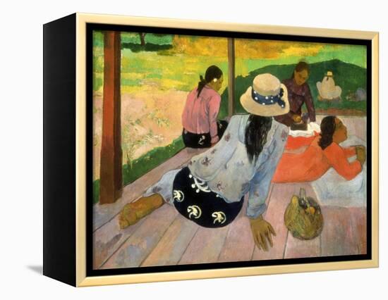 Gauguin: Siesta, 1891-Paul Gauguin-Framed Premier Image Canvas