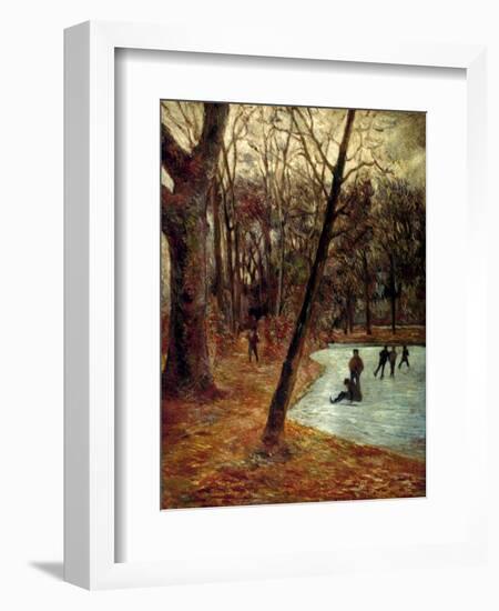 Gauguin: Skaters, 1884-85-Paul Gauguin-Framed Giclee Print